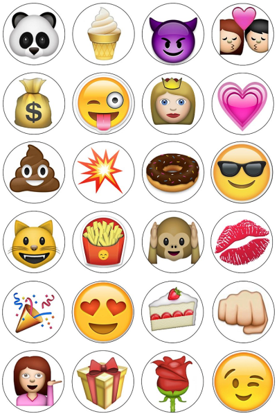 Стикер "смайлы"