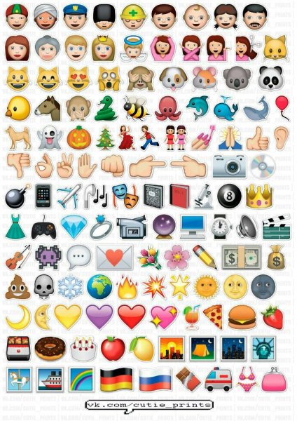 Наклейки ЭМОДЖИ