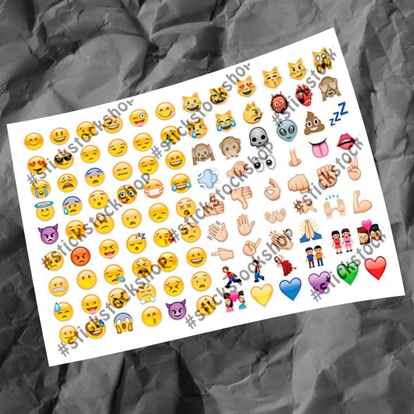 Наклейки эмодзи