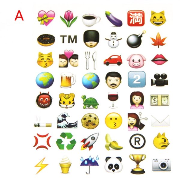 Стикер "смайлы"