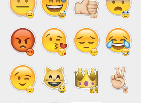 Коллекция наклеек с ЭМОДЖИ