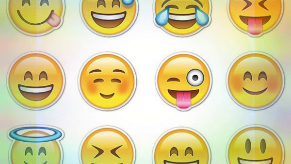 Смайлики много на одном листе