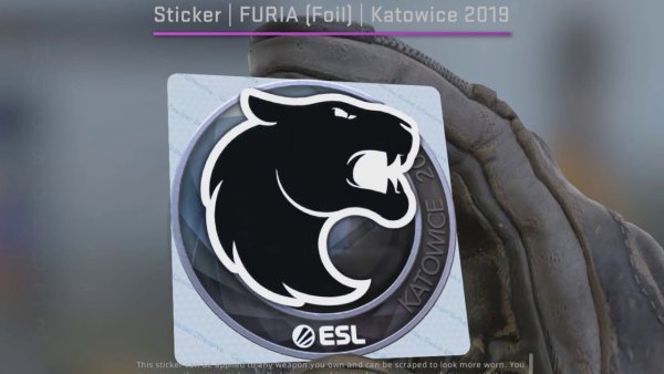 Наклейка Furia Катовице 2019