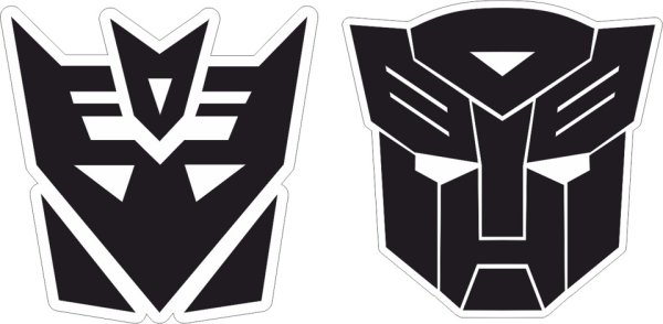 Виниловые наклейки трансформеры
