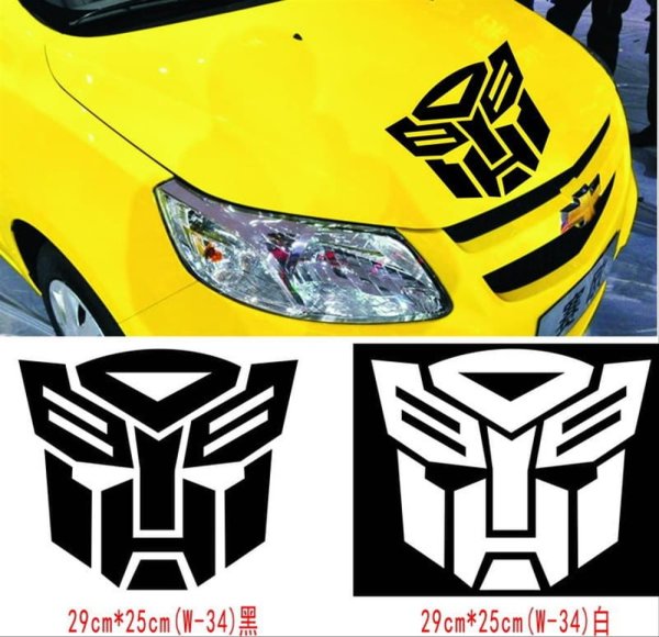 Наклейка автоботов на машину