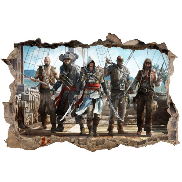 Ассасин наклейки