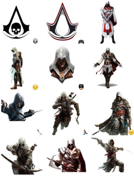 Assassin's Creed Стикеры телеграмм