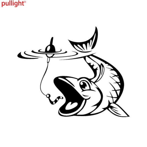 Рыболовные наклейки на машину