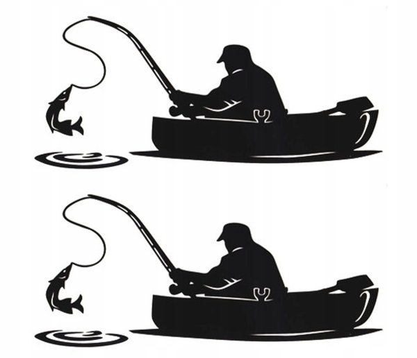 Наклейки на авто рыбацкие