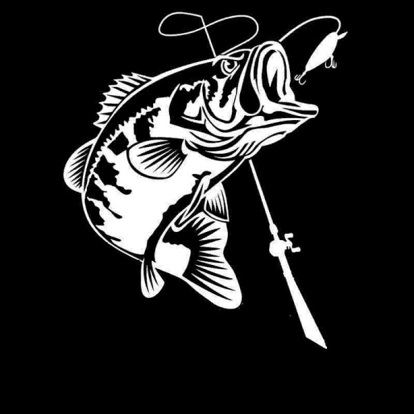 Наклейка на рыбалке