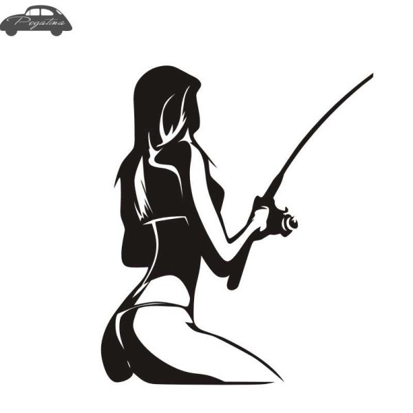 Наклейки про рыбалку на автомобиль