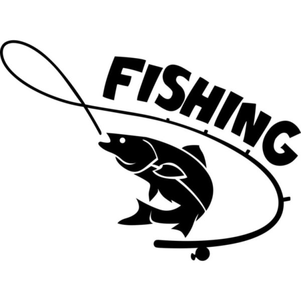 Наклейка на рыбалке