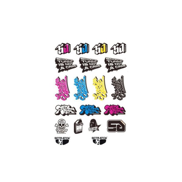 Наклейки на самокат