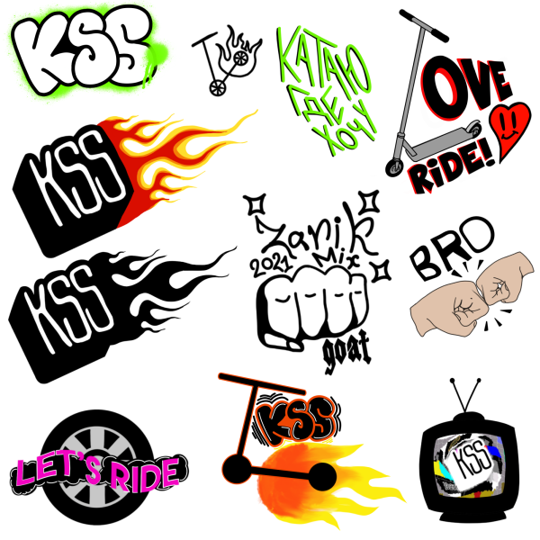 Наклейки на самокат