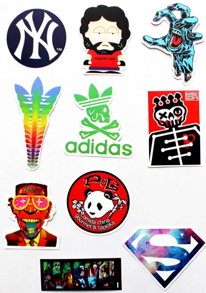 Наклейки на самокат фирмы