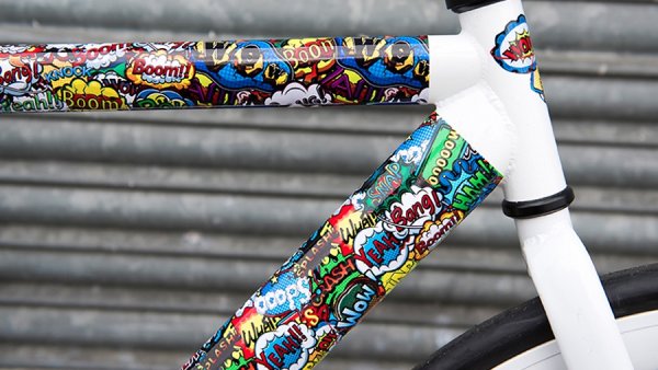 Наклейка велосипедист