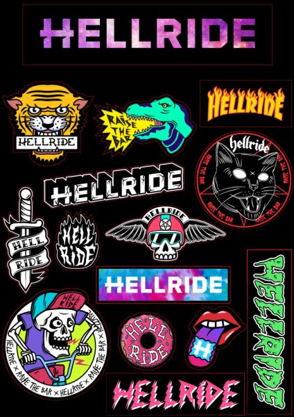 Пак наклеек Hellride