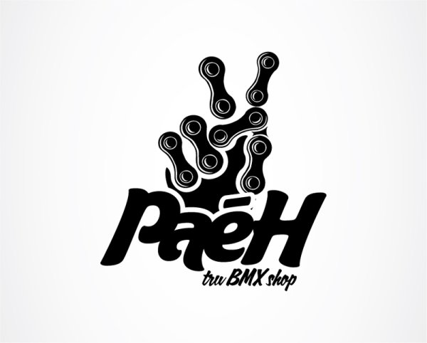 Велосипед BMX силуэт