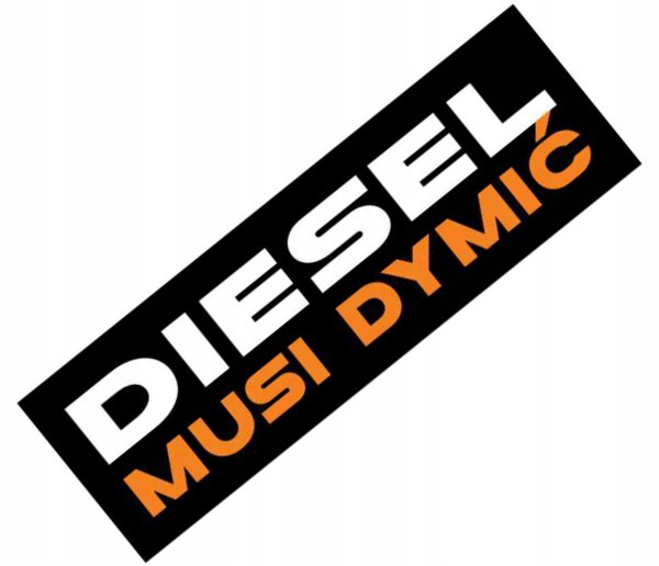 Наклейка дизельное топливо