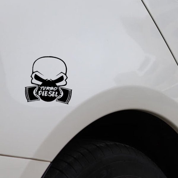 Наклейка дизель на молдинг