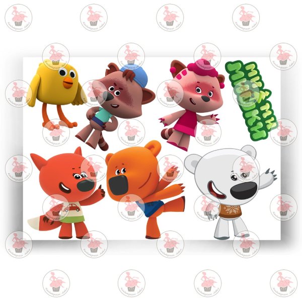 Детские наклейки Мимимишки