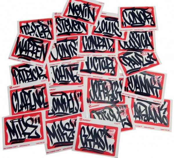 Наклейки для тэга