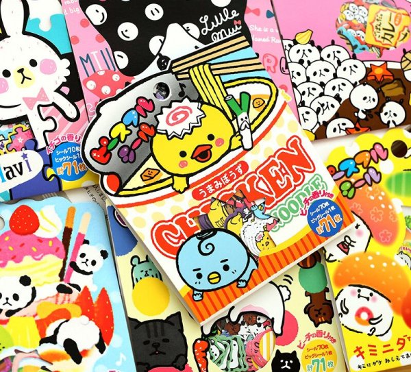 Кавайные наклейки