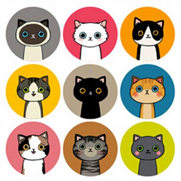 Милые наклейки