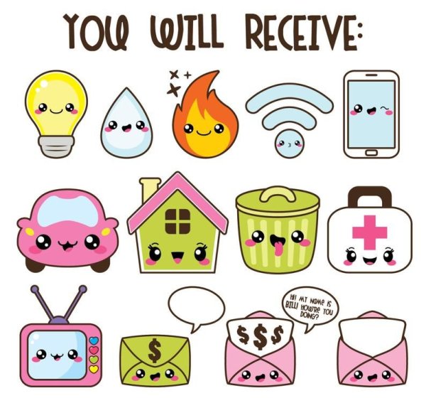 Идеи для рисунков Каваи