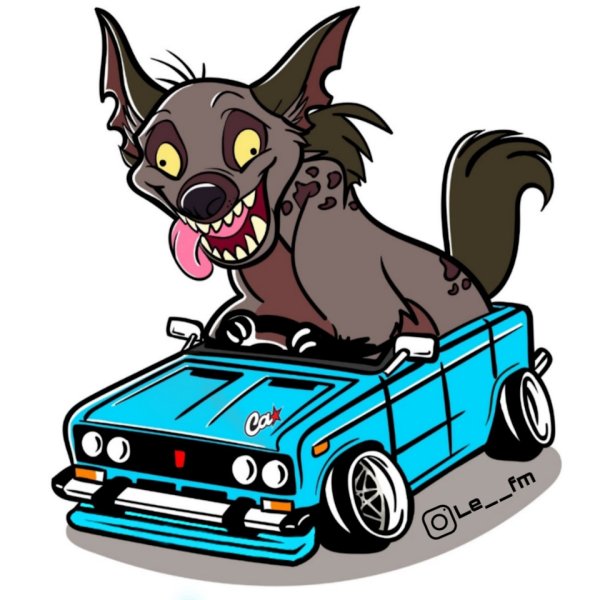 Наклейка CIAY на машине