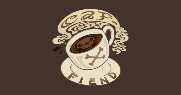 Чашка кофе стикер