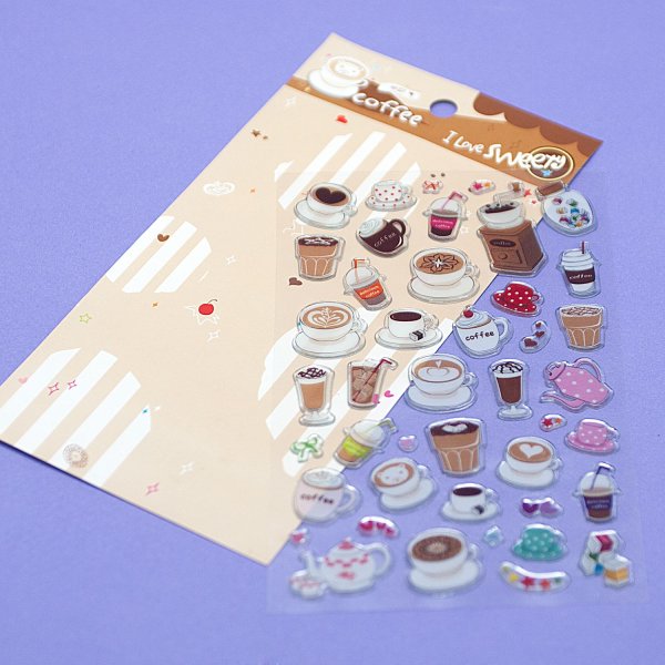 Трафарет для декора кофейни