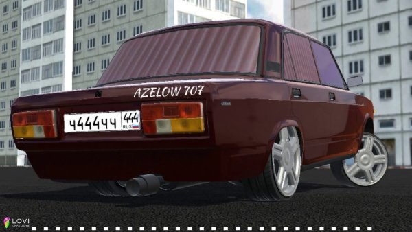 AZELOW 2107 наклейки