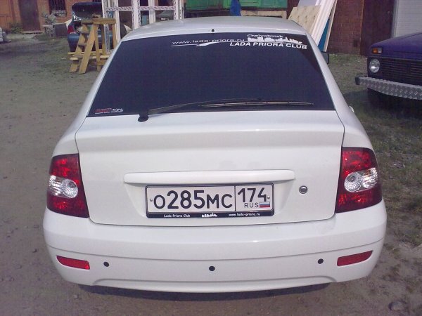 Приора белая 174 регион
