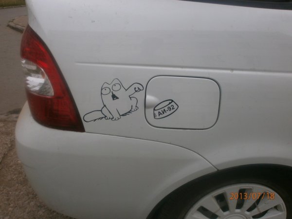 Наклейки на ладу приору