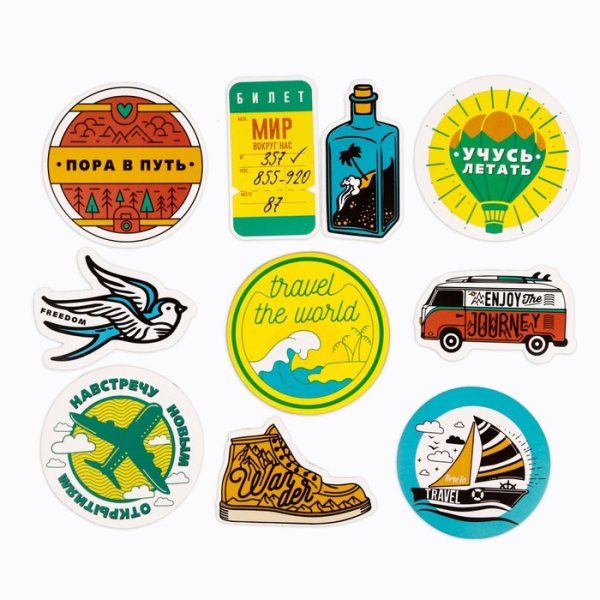 Наклейки на чемодан