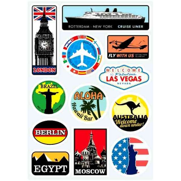 Стикер путешественник