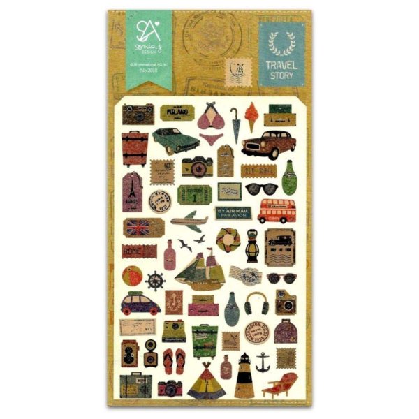 Путешествия (с наклейками)