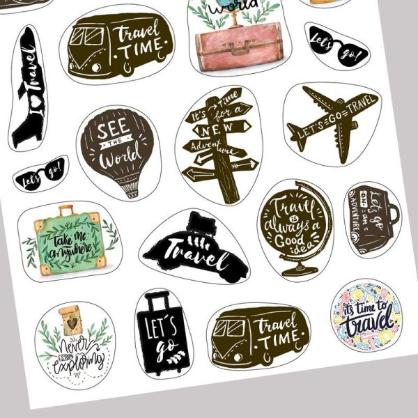 Ретро наклейки