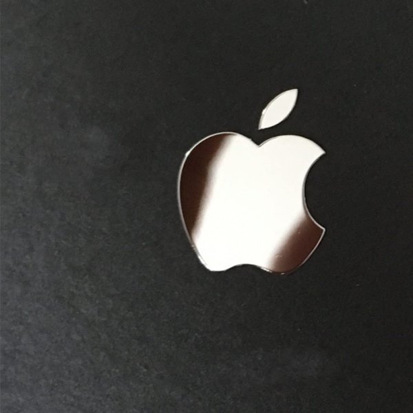 Наклейка Apple logo Metal