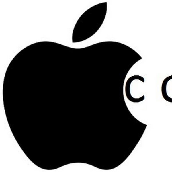 Объемная наклейка эпл