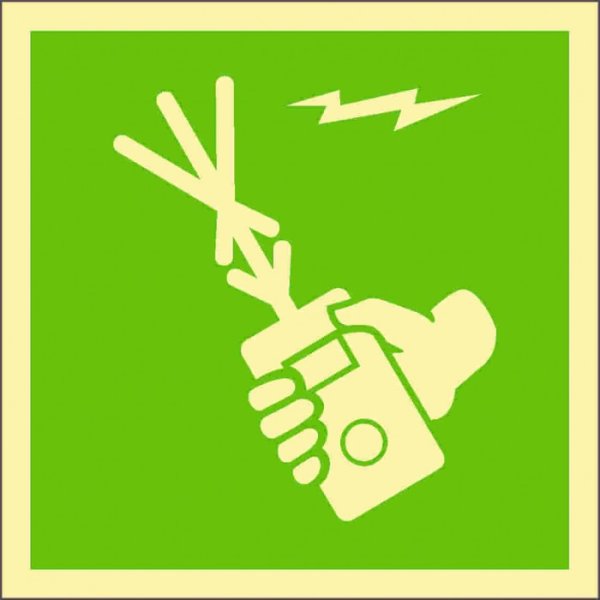 Переносная радиостанция спасательного средства символ имо