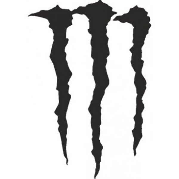 Наклейка след от когтей