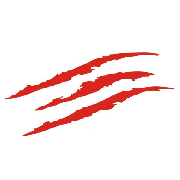 Царапина на машину, наклейка