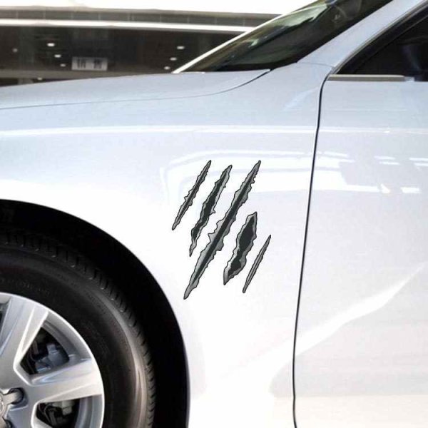 Leasinder 2pcs Claw Marks Decal ref