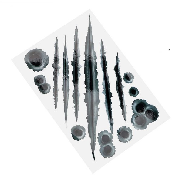 Когти наклейка на машину