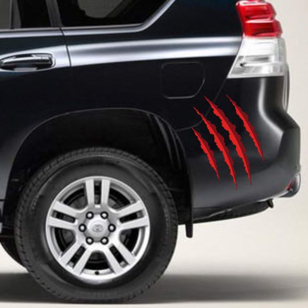 Наклейка след от когтей на фару