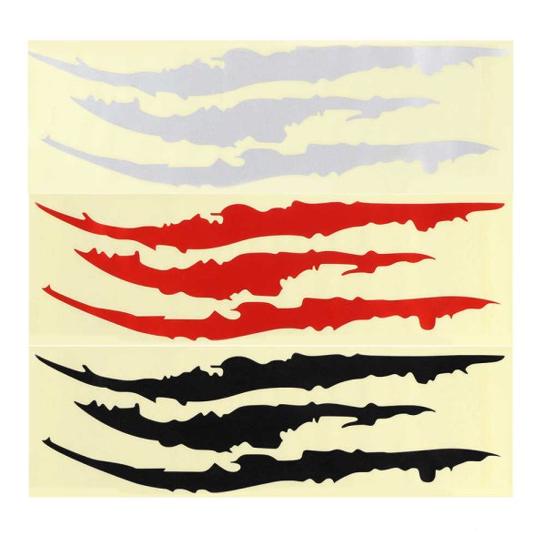 Царапина на машину, наклейка