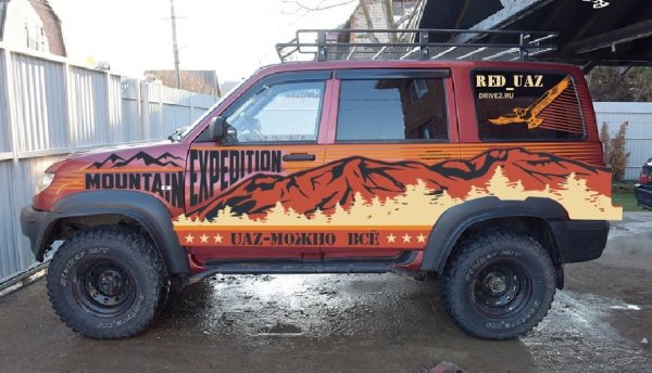 УАЗ Патриот винил