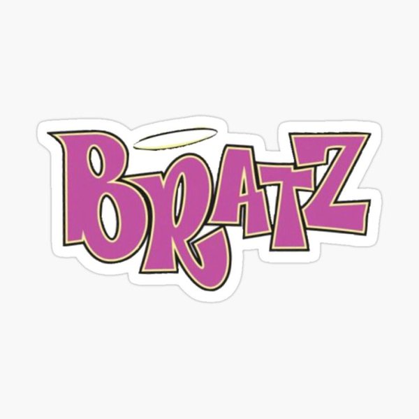 Стикер логотип Bratz